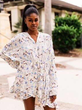 NWOT Free People Floral Mini Dress – Size S